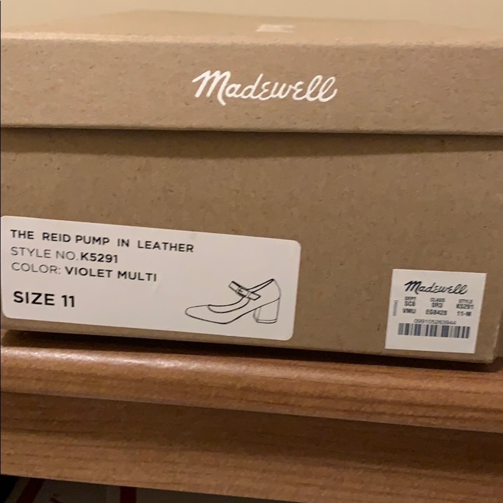 Madewell Multicolor Glitter Mary Jane Block Heel Pumps - Picture 3 of 8